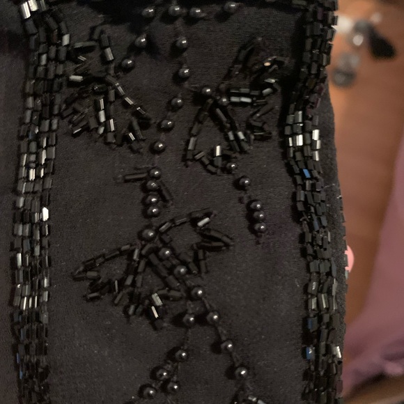 Sheer duster cardigan! Black and sparkly - perfect for fall, winter, NYE - Picture 2 of 4